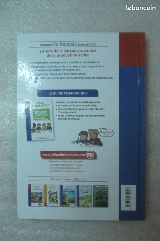 Manuel de français étude de la langue CE2 - La librairie des écoles (image 3)