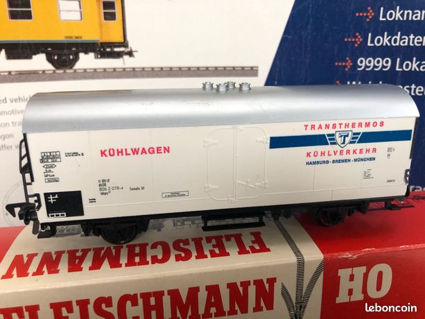 Lot Wagons Frigorifiques Fleischmann 5344K - DB Rhein Main - HO - Occasion