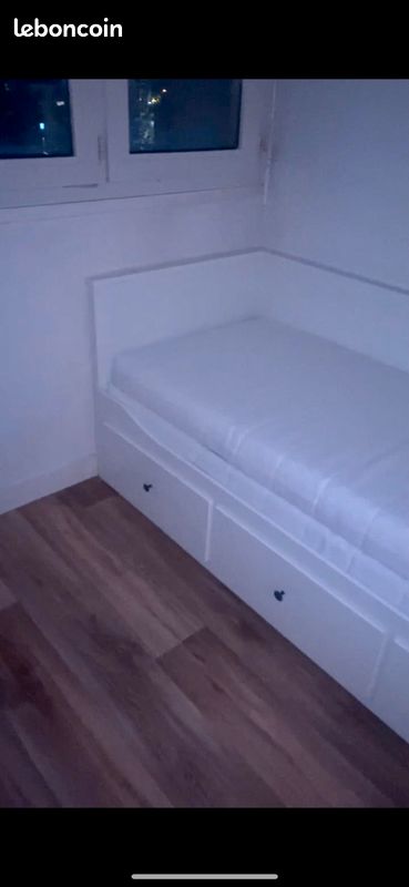 Matelas 1 personne blanc (image 2)