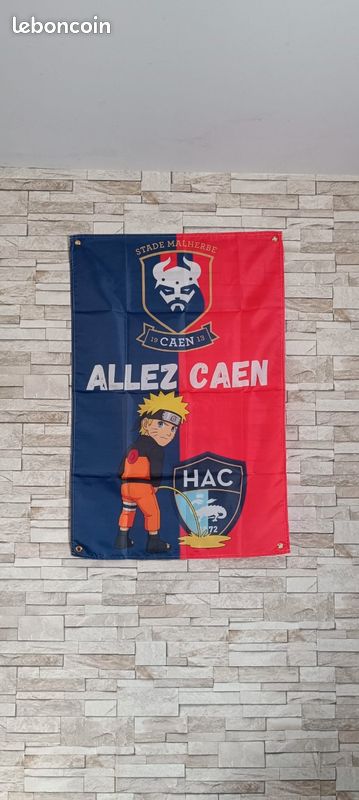 Stade Malherbe de Caen fanion vintage foot football pennant
