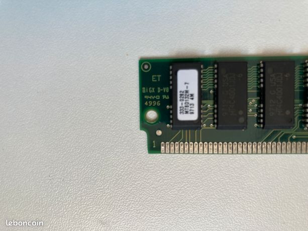 Lot De 2 Barrettes Mémoire Simm 8 Mo EDO (70 Ns) – Neuves, Jamais Utilisées