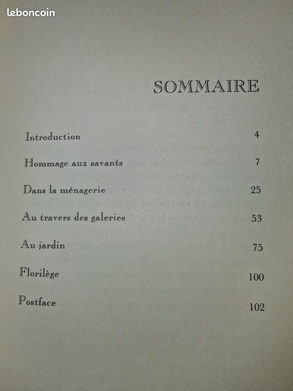Neuf : les bonnes feuilles du Jardin des Plantes de Rousseau  Claude Simon  - Livres