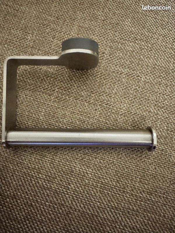Porte papier hygiénique en inox (image 1)
