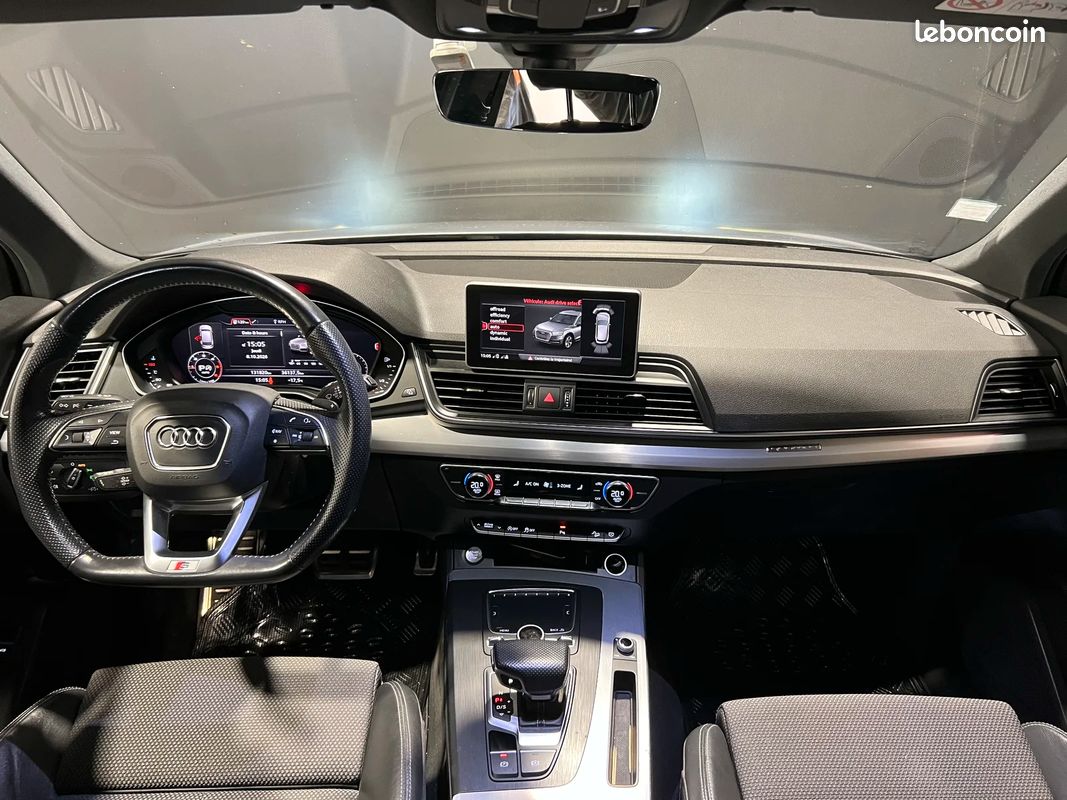 Audi q5 2.0 tdi 190 ch quattro s-line / camera / hayon elec / keyless go / carplay (image 13)