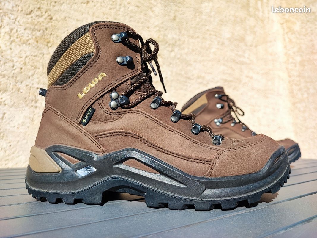 Chaussure Randonnée Lowa Renegade Mixte - Gore-Tex | Semelle Vibram | Cuir Nubuck | Imperméable