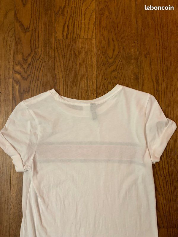 Teeshirt blanc inscription 1996 taille XXS H&M - ISA3C (image 4)