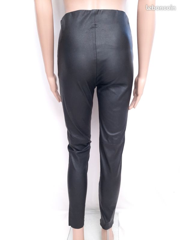 Cuir Pantalons Legging Simili Cuir Zara Taille XS Ou 34 Zara