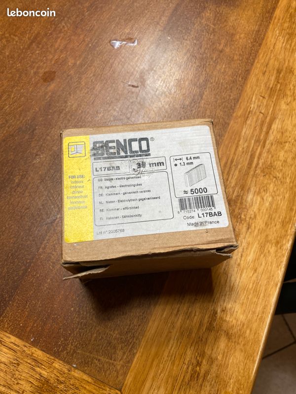 Boites Senco 5000 pointes (image 1)