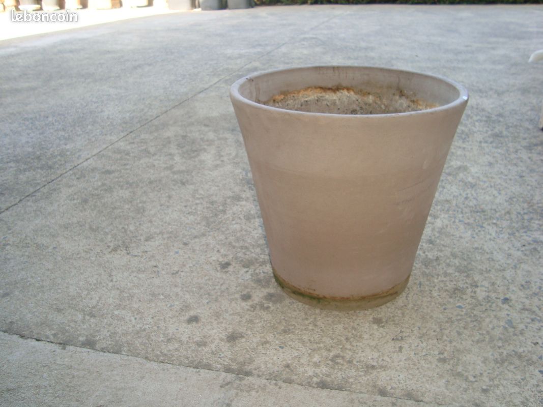 Pot de fleur en terre (image 1)