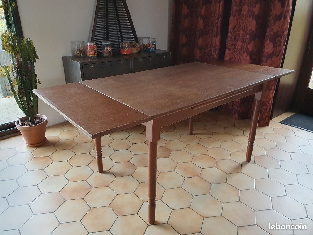 Table 120cm / 150cm ou 180cm avec allonges (image 1)