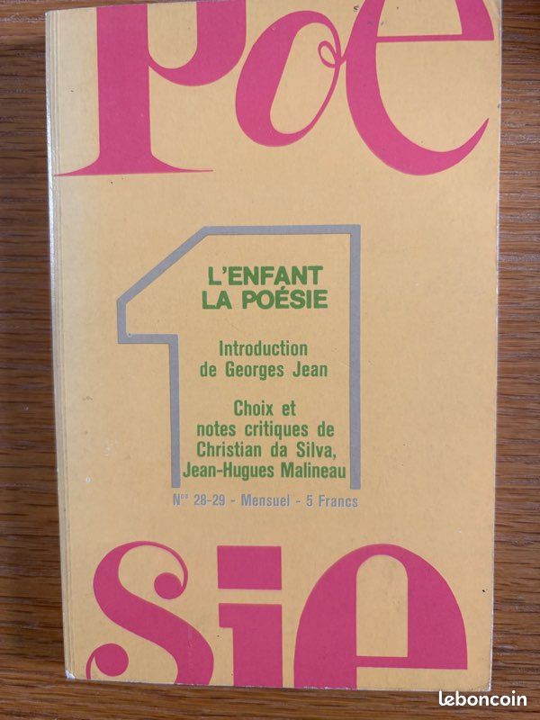 Poésie 1 l’enfant la poésie (image 1)