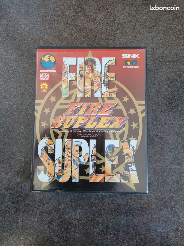Neo Geo AES Fire Suplex (3 Pezzi) Cartuccia SNK ROM - Giappone, NTSC-J
