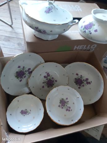 achat service de table porcelaine de sologne - Vaisselle Maison