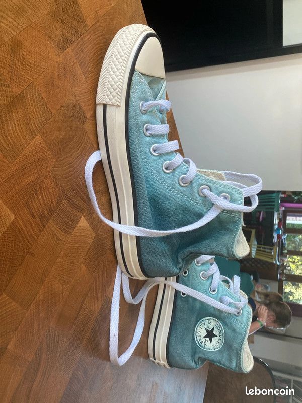 Converses vertes Chaussures