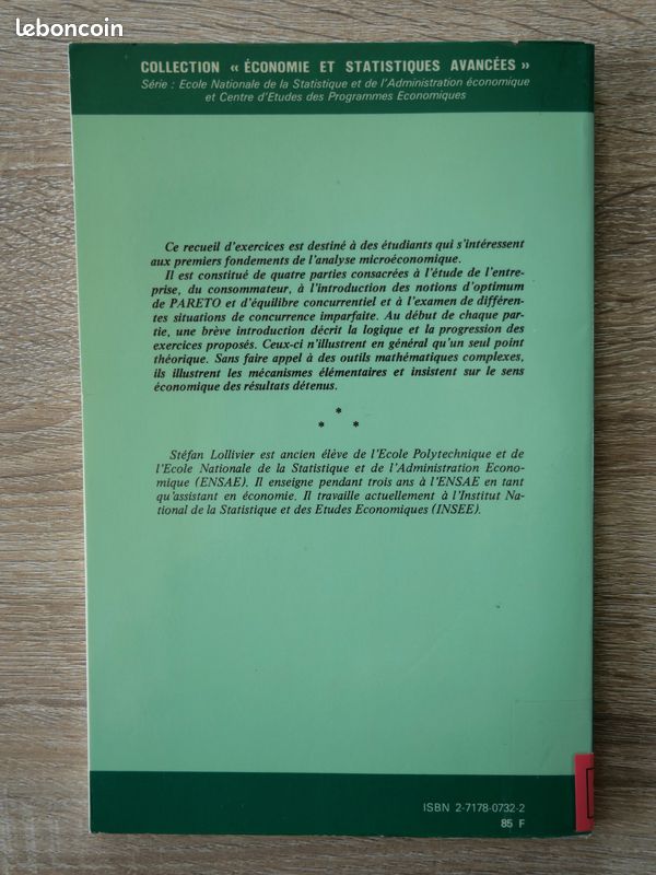 Lot de 2 livres de microéconomie : introduction, exercices et corrigés (image 3)