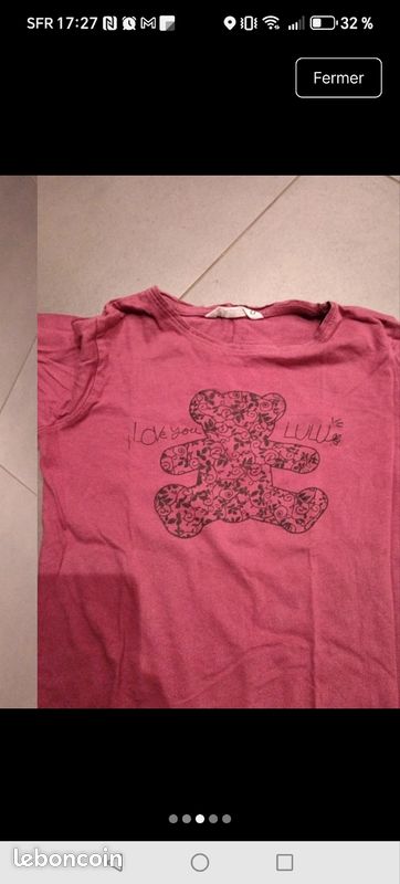 Tee shirt manche longue 8 ans lulu castagnettes (image 3)