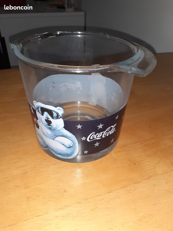 Seau à Glace Coca-Cola Noir – Plastique, Occasion état Fonctionnel