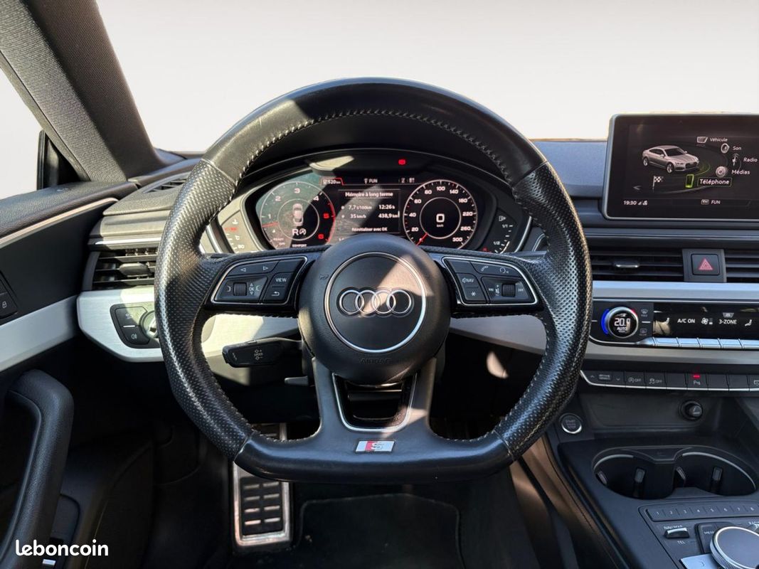 AUDI A5 Sportback Quattro 3.0 V6 TDI - 218 - BV S-tronic S Line /ENTRETIEN CONCESSION (image 12)