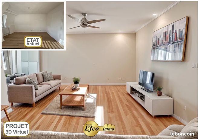 Duplex 8 pièces 148 m²