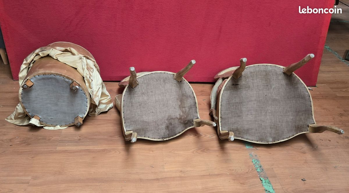 Ensemble de sieges anciens de salon (image 4)