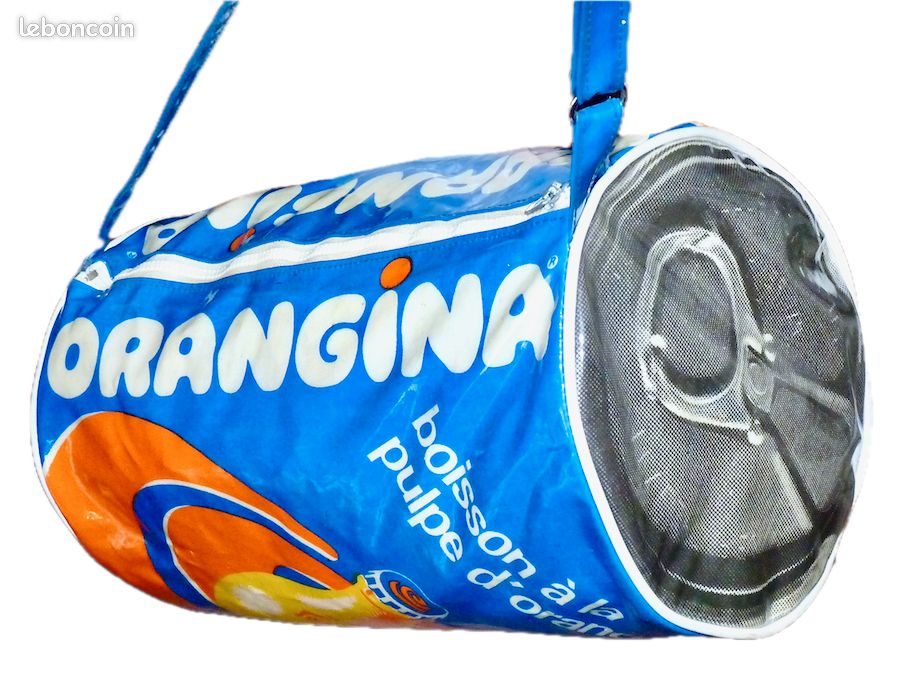 Sac à Main Original En Cannettes De Soda Recyclées - Occasion En Très Bon état - Dimensions 20x20x5 Cm