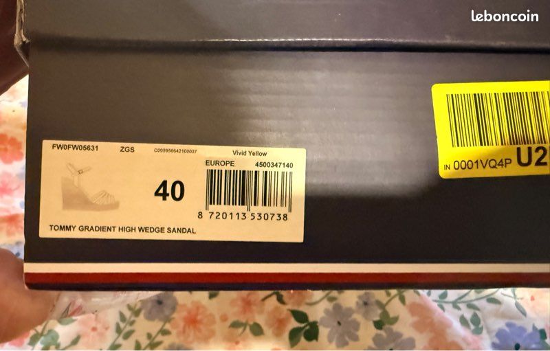 Compensées Tommy Hilfiger Jaunes (image 7)