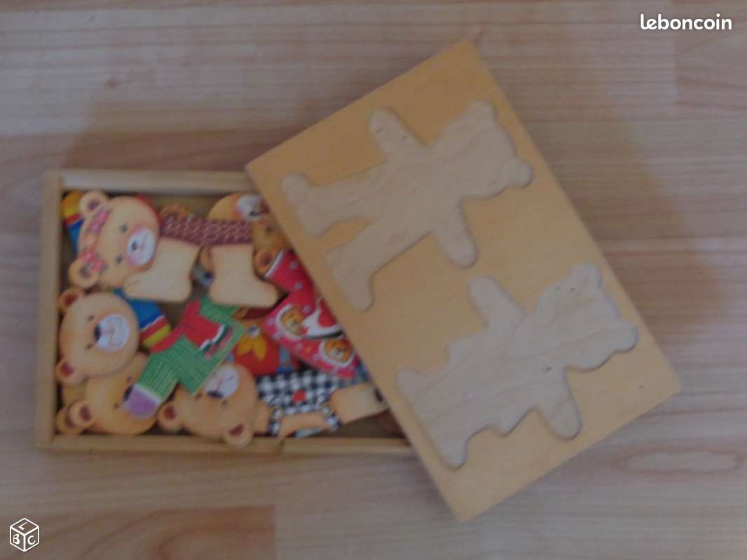 Puzzle en bois Ours (image 2)