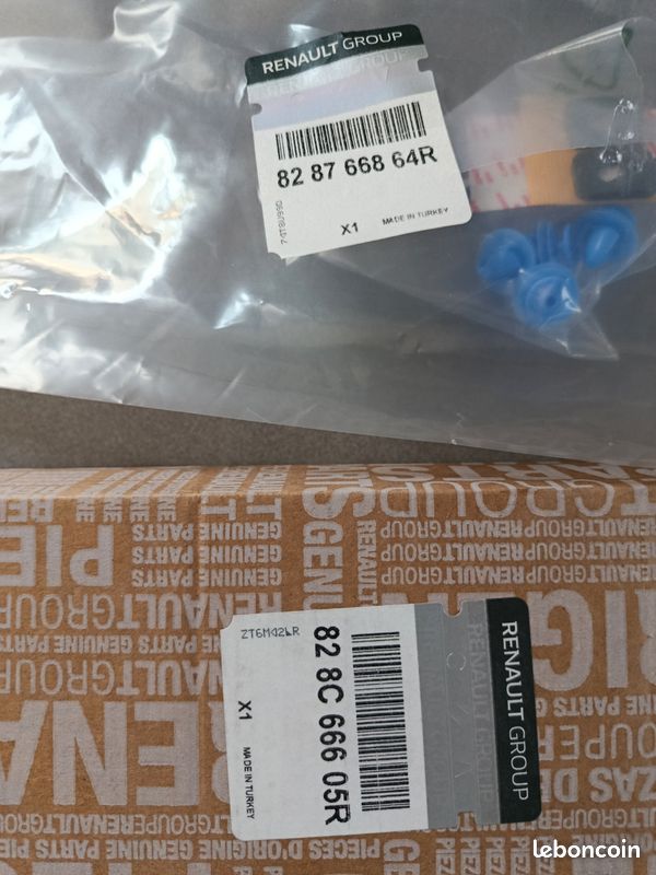 Bandeau ou baguette de porte arrière gauche Renault Clio 5 (image 3)
