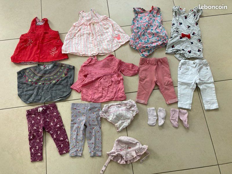 Lot vêtements printemps été 9M 22 pièces 25 (image 1)