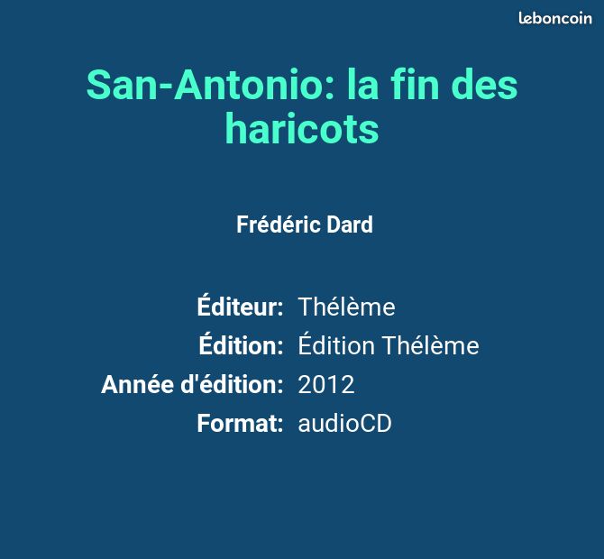 San-Antonio: la fin des haricots - Frédéric Dard (image 2)