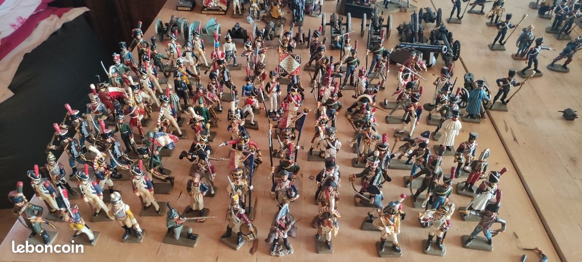 Soldats de plomb (118 pièces) de la Grande Armée de Napoléon - Collection