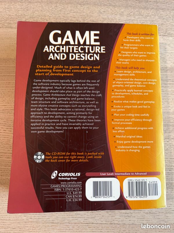 Livre Game Architecture and Design (image 2)