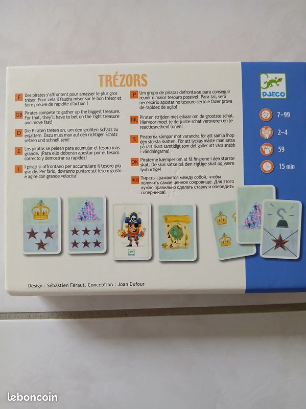 Jeu de cartes TREZORS (image 2)