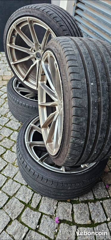 4 jantes sport avec pneus 285/30/20
Pour Audi .Mercedes .Bmw 
Entraxe 5x112 (image 1)