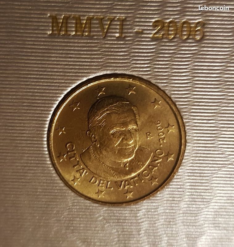 Vatican 2006 50 Centimes D'Euro BU FDC 85000 exemplaires (image 1)