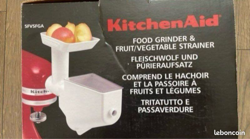 NEUF Kitchenaid Hachoir à viande et Passoire à fruits et à légumes 5KSMFVSFGA (image 6)