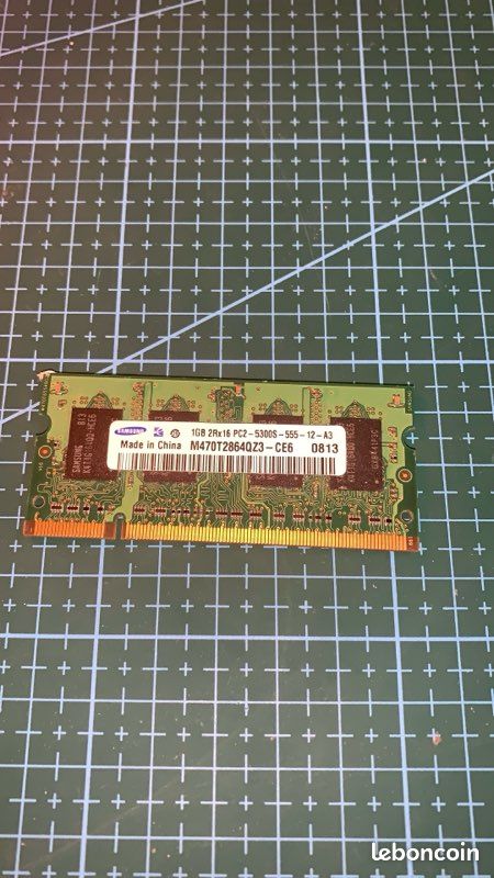Samsung DDR2 SODIMM 1GB M470T2864QZ3-CE6 (image 1)
