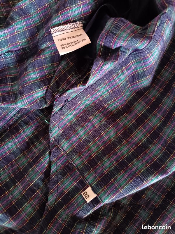 Lot de 3 vestes à carreaux, taille 48 (image 10)