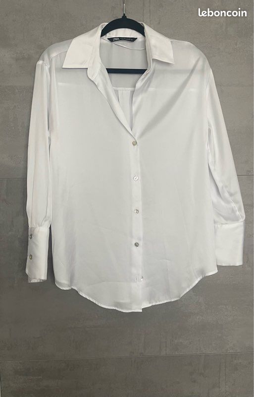 Chemise Blanche Chemise Classique Femme Zara CHEMISE EN LIN Zara Home France