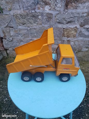 Rico Espagne - Grand Camion Benne Super Sanson et Tractopelle - En Tôle - Collection