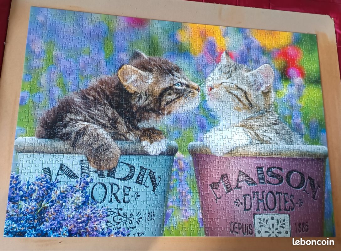 Puzzle 1000 pièces Bisous de chatons (image 3)