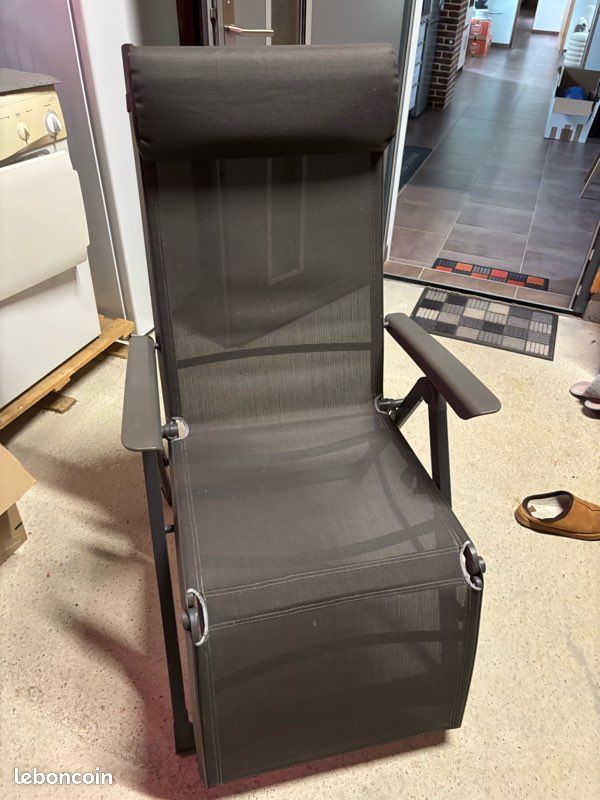 Fauteuil relax en aluminium marque Hesperide (image 2)