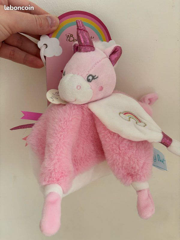 Toy Doudou Baby Nat Licorne Doudou Plat Licorne Doudou Licorne