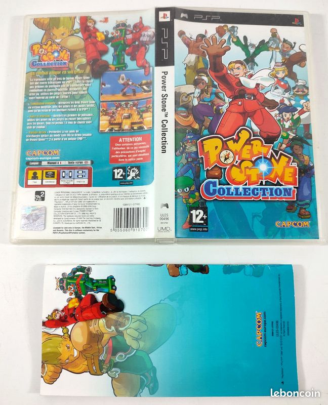 Power Stone Collection – Sony PSP, Capcom, Jeu De Combat, Très Bon état