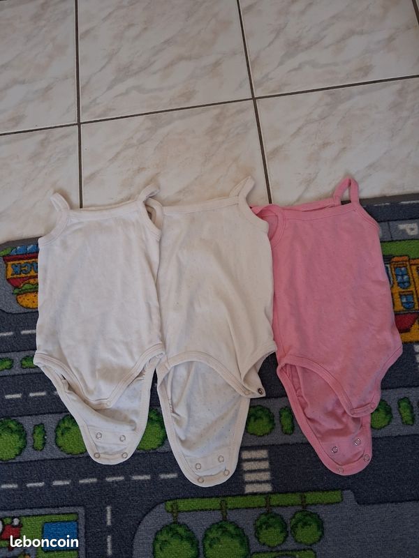 Body a bretelle 12 mois fille été (image 1)