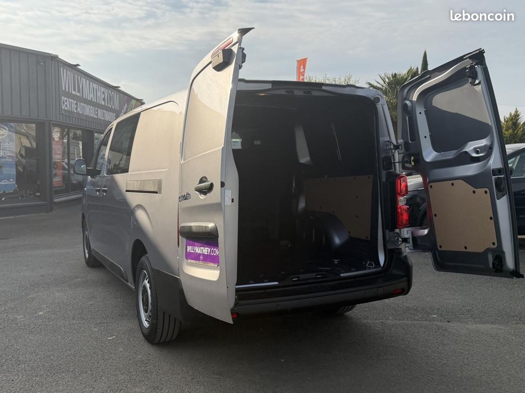 Citroen jumpy xl cabine approfondie fixe 2.2 diesel 180 boite automatique en stock + pack camera + roue de secours (image 7)