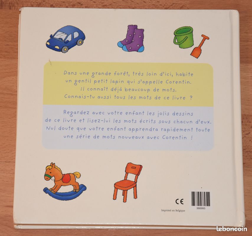 Livre Corentin Premier grand livre de mots. 92 pages. 21 cm. Très bon état (image 4)