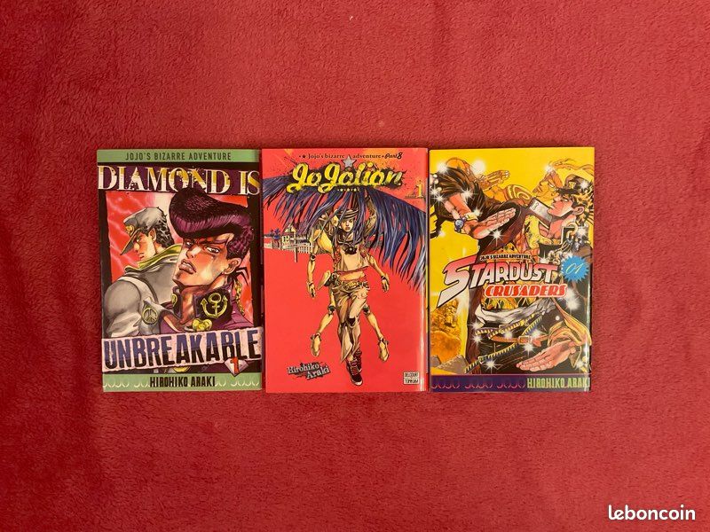 Lot de 3 Livre Manga Jojo Bizarre Adventure (image 1)