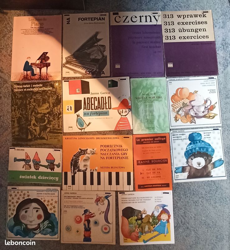 Lot de 15 livrets de partitions piano (image 1)