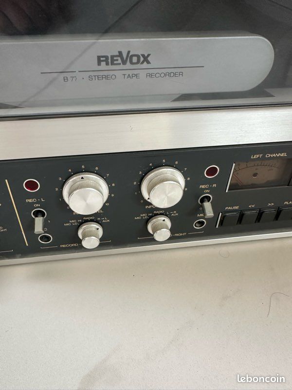 Magnétophone à Bandes TelecTronic – Vintage, Fonctionnel, Bon état